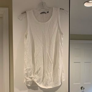 Athleta knot front slub tank